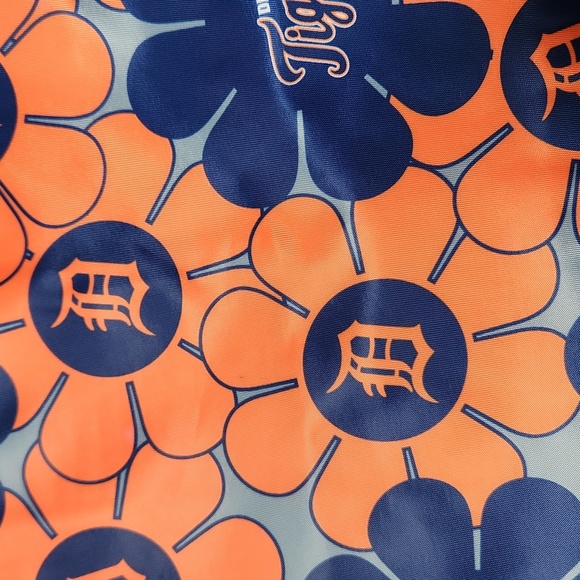 Loudmouth Cooperstown Collection Detroit Tigers Flower Power Retro Tote Bag NWT - Picture 8 of 15